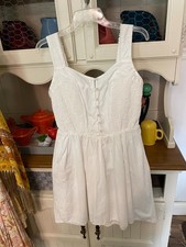 Spell & The Gypsy Collective Bo Mini Dress White Women’s Size Medium Boho