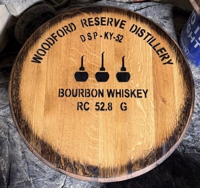 Woodford Reserve Distillery 3 Pot Bourbon Barrel Head / Top 21  Diameter