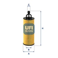 ÖLfilter UFI 25.251.00 Filtereinsatz FüR Fiat Freemont 4X4 Jeep Cherokee VAN WK2