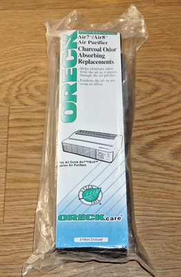 #ad Oreck AIR7 AIR8 Professional Air Purifier Charcoal Odor Absorbing Filter 4pc.NEW $39.15