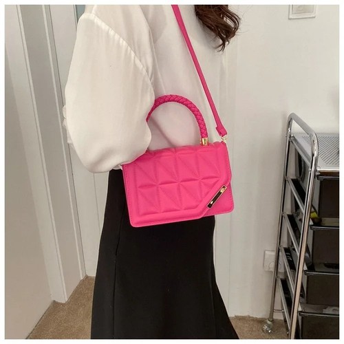 2025 New Plaid PU Leather Shoulder Bag, Designer Square Crossbody for Women🔥 - Picture 13 of 28