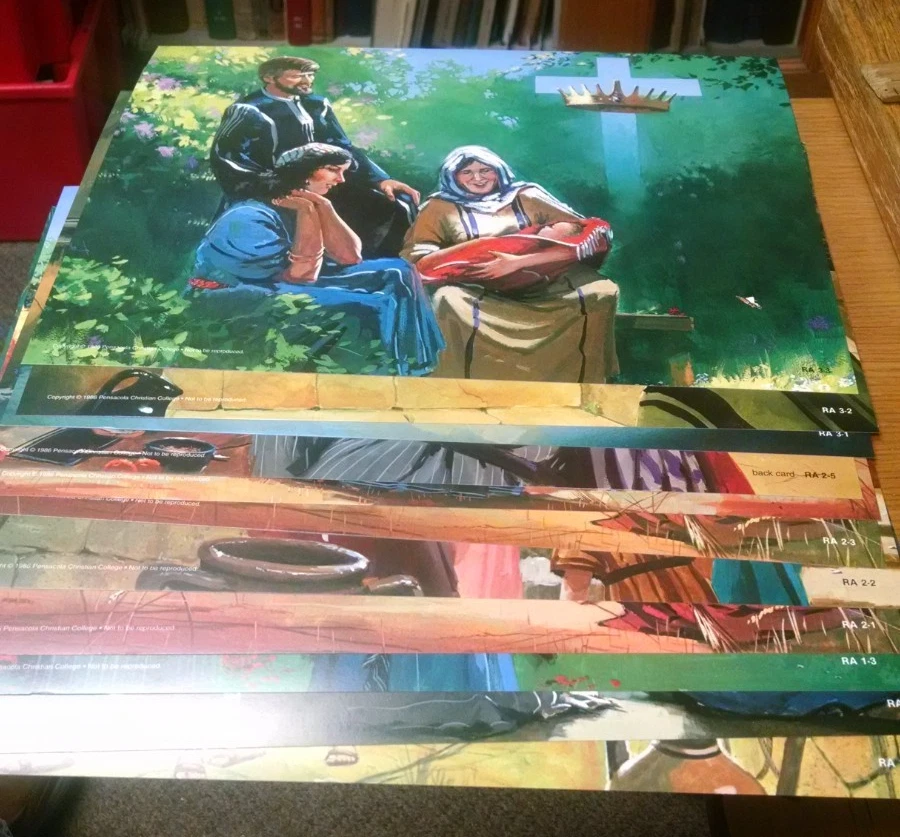 Abeka Bible Curriculum Flash-A-Card RUTH A Beka Books Complete Set - Image 4 of 4