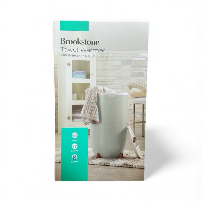 Brookstone Towel Warmer Make Every Day a Spa Day, Towels, Blankets, Clothing NIB