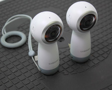 Set of 2 Samsung Gear 360 4K Spherical VR Cam...