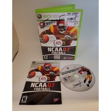 NCAA Football 07 EA Sports Xbox 360 Game Complete CIB with Manual