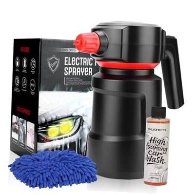 Electric Foam Sprayer - 2L Cordless Battery Powered Pump Sprayer with Smart 