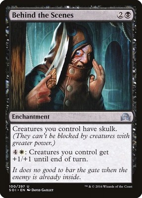 MTG Magic the Gathering Behind the Scenes (100/356) Shadows over Innistrad LP