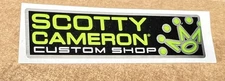 Scotty Cameron Custom Shop Lime Green Crown Putter Shaft Band Label - New