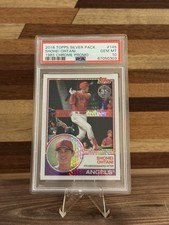 2018 Topps Silver Pack 1983 Topps Design Chrome Update Series Shohei Ohtani (RC)