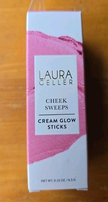 NIB Full Size Laura Geller Cheek Sweeps Blush Cream Glow Stick Wink Wink Pink