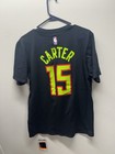 #M147 Men Nike Dri-FIT Vince Carter Shirt Medium Athletic Cut NBA Atlanta Hawks