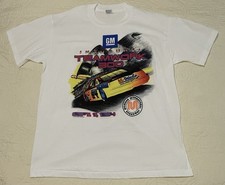 VINTAGE GENERAL MOTORS NASCAR MENS SHIRT XL  *ANVIL  White *NEVER WORN MIP 1994