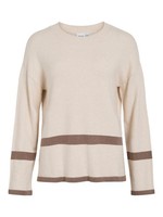 Viril O-Neck Oversize L/S Knit Top- Noos