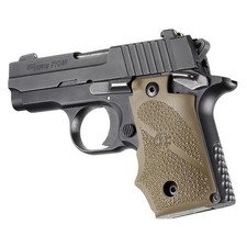 Hogue Sig Sauer P238 Rubber Grip with Finger Grooves FDE