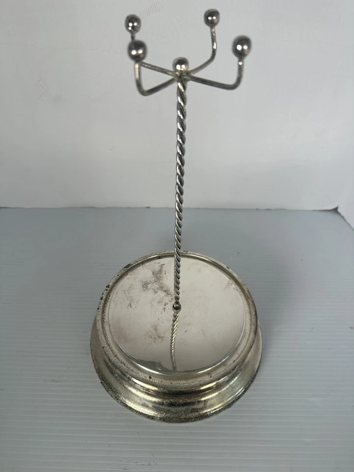 Pottery Barn посеребренные ювелирные изделия дисплей Cloche ожерелье вешалка * без стекла - Изображение 3 из 4