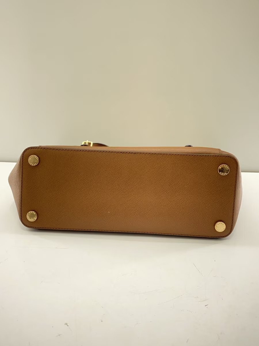 MICHAEL KORS Tote Bag, Leather, Brown, Plain, db-1809 thumbnail 4