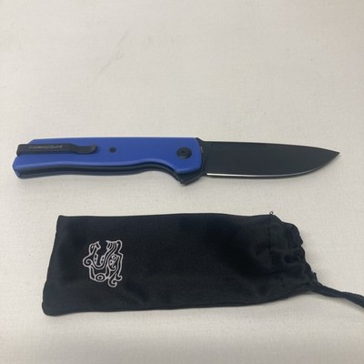 Terzuola Knives ATCF Lite Folding Knife Nitro-V Steel Blade Blue G10 Handle