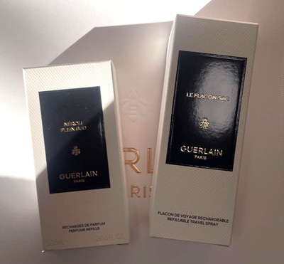 Guerlain Neroli Plein Sud Eau De Parfum 20ml 0.68oz × 2 & Flacon Sac Set w/Box