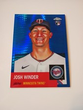 2022 Topps Chrome Platinum Anniversary - Josh Winder #115 Blue Prism RefractorRC