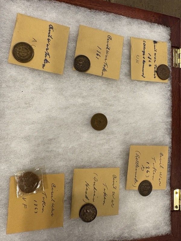 Civil War Era Token Collection 7 Tokens