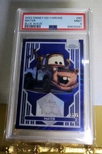 2023 Topps Chrome Disney100 Mater 60 Blue Wave /23 Mint PSA 9