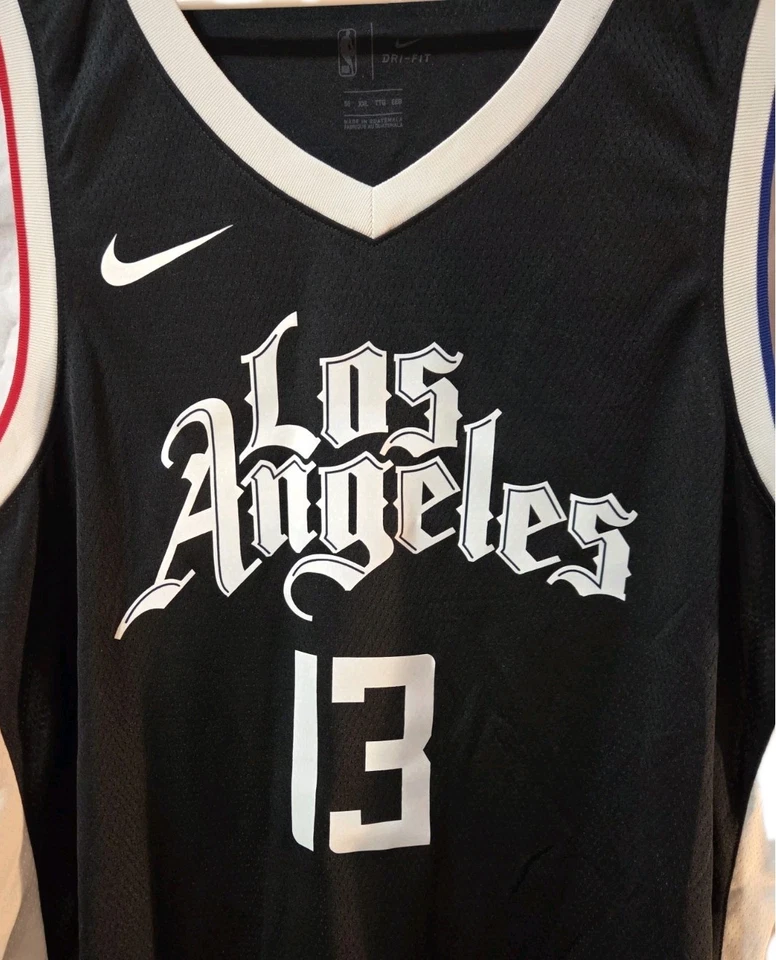 Nike NBA Jersey LA Clippers # 13 George Black Size XXL - Image 2 of 4