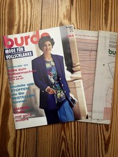 Burda Mode Für Vollschlanke 1/94 Schnittmuster Vintage
