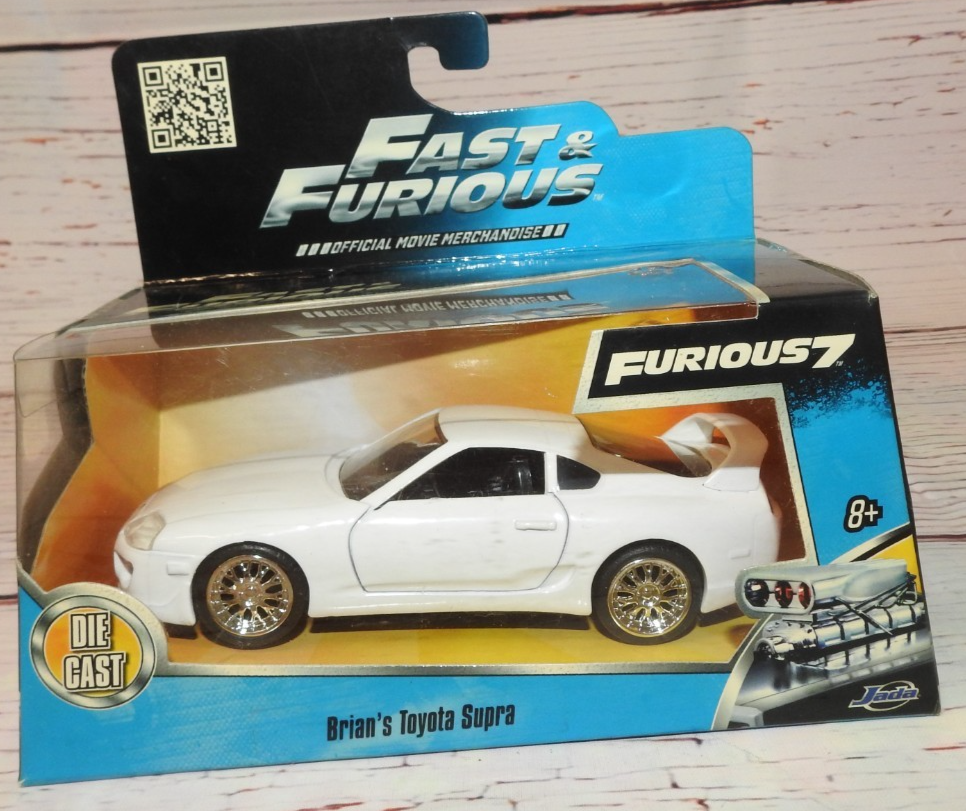 Jada Diecast Car Fast & Furious Furious 7 Brian's Toyota Supra