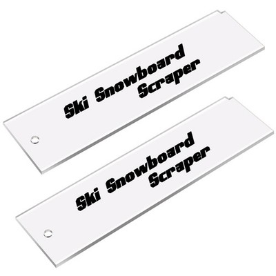 Snowboard Wax Plastic Scraper- Ski Wax Scraper- Ski Snowboard Plastic Scraper...