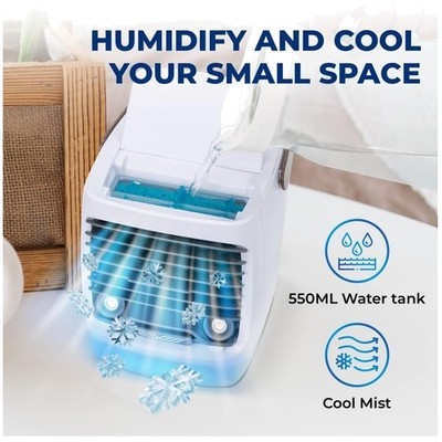 2.0 Evaporative Air Cooler - Mini Portable Swamp Cooler//