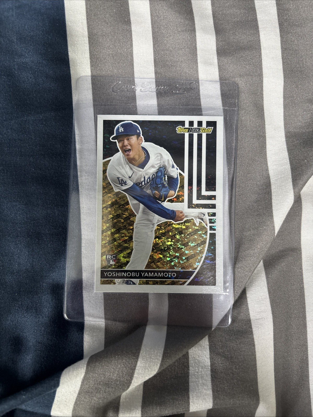 2024 Topps Update Series - Topps Black Gold Yoshinobu Yamamoto #BG-13 (RC)