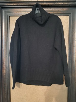 NWOT Arch4 Black Cashmere World's End Long Sleeve Turtleneck Sweater S