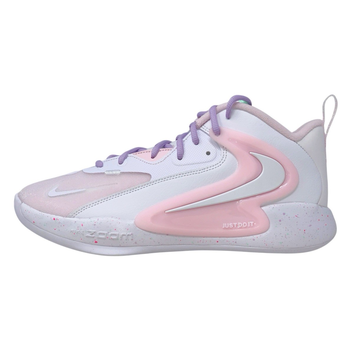 Nike Zoom Hyperset 2 'Arctic Pink' White Sneakers, Size 8 / 9.5W