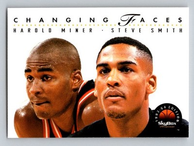 1993-94 SkyBox Premium #305 Harold Miner / Steve Smith CF