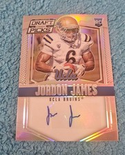 2015 Prizm Draft Picks Jordon James UCLA Silver Rookie Autograph #204