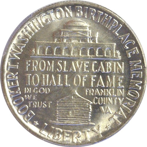 1948 50C Booker T. Washington Commemorative Half Dollar - PCGS MS-66 - Picture 3 of 3