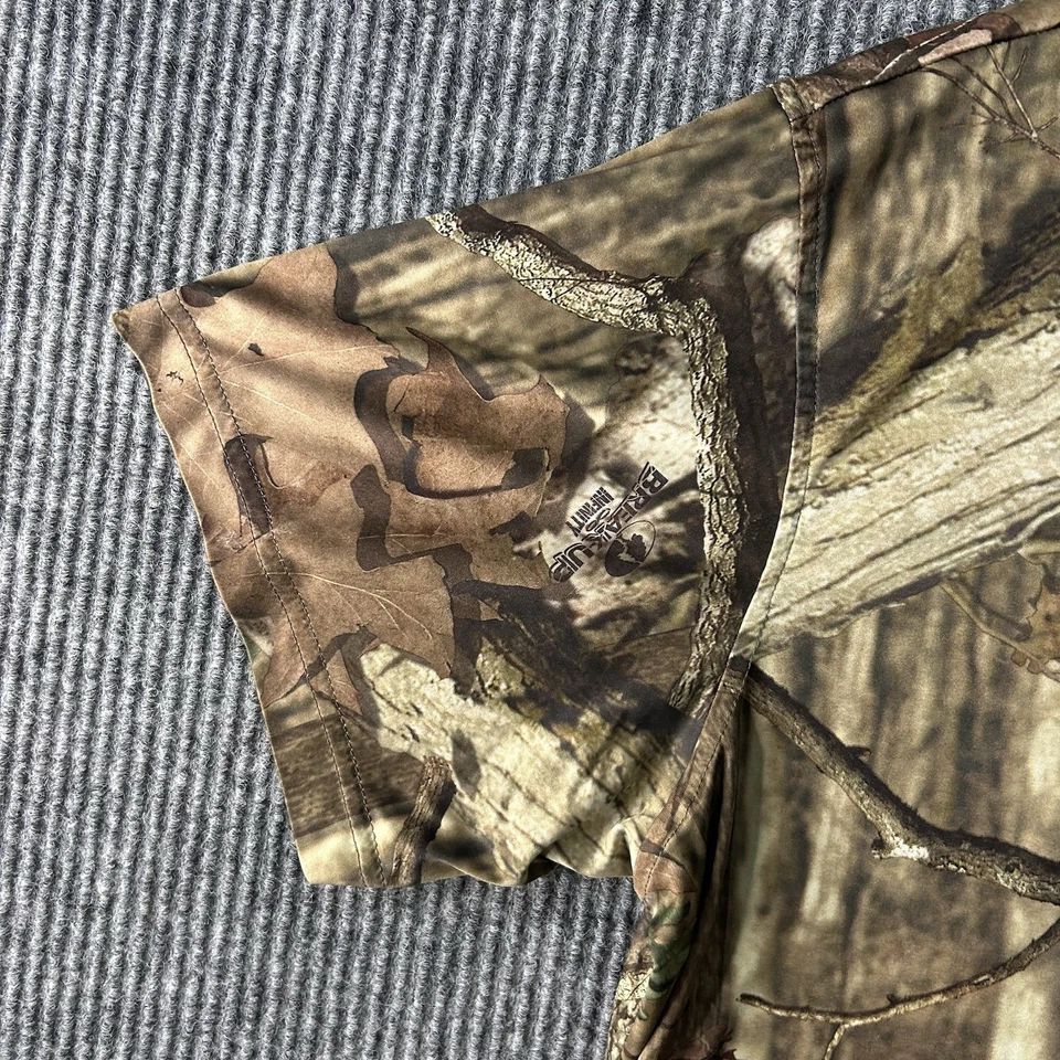 Camiseta de caza para hombre grande Break Up Infinity camuflada roble musgo nueva sin etiquetas Foto 3 de 4