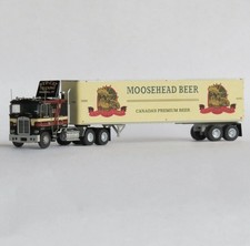 Trainworx N Scale Kenworth K100 Moosehead Beer 40ft Trailer Truck - New Sealed