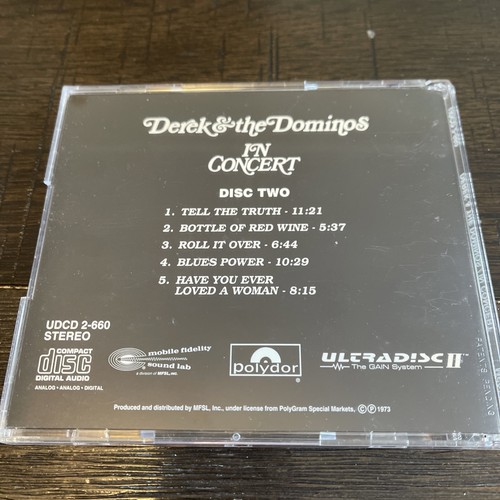 MFSL Derek & The Dominos In Concert UDCD 2-660 24 Karat Gold Discs - Picture 8 of 13