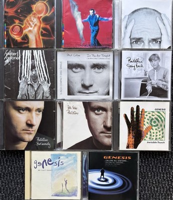 12x GENESIS Phil Collins Peter Gabriel CD Konvolut - LIVE, Best Of, Invisible To