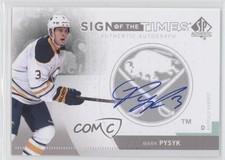 2013-14 SP Authentic Sign of the Times Mark Pysyk #SOT-PS Auto 8q4