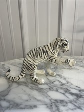 Vintage Safari LTD White Tiger Figure Vanishing Wildlife Collection