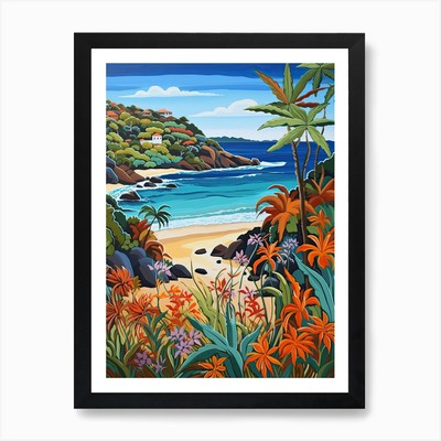 Little Cove Beach, Australien, Matis gerahmtes Wandbild Poster Leinwanddruck Bild