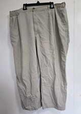 Vintage Britannia Pants Mens 50x30 Khaki USA Made 90s Retro