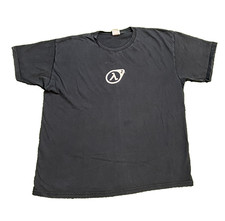 Vtg 2004 Half-Life 2 T Shirt HL2 Lambda Logo Valve PC Video Game Promo Black XL