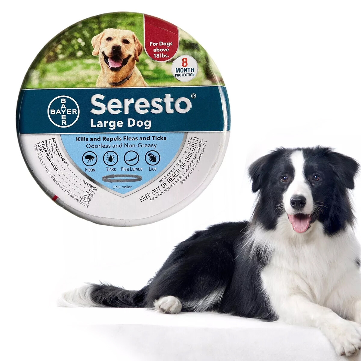 Seresto Flea & Tick Collar For Large Dogs Furry Friends' Best Partner