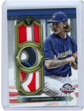 2019 Topps Triple Threads All-Star Game Triple Patch #ASP-JH Josh Hader #5/9