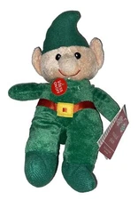 Christmas Musical Santa's Green Elf Plush Squeeze It Sings “Green Elf Shoes” NWT