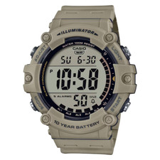 Casio AE-1500WH-5AV Digital Sport Watch WR100 10 Year Battery Alarm Chrono NEW