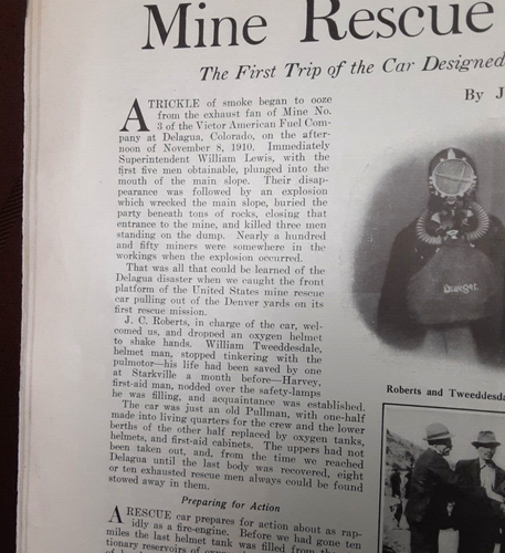 1911 COLLIER'S Magazine~DELAGUA, CO. MINE RESCUE~Burlington, KS./FRANCES BROWN - Picture 7 of 15